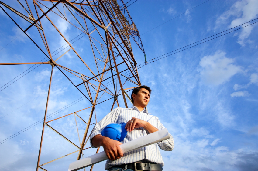 Engineer and power line